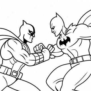 Deathstroke Vs Batman Halaman Mewarnai 131001-63845