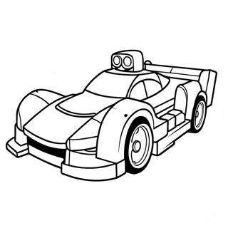 Halaman Mewarnai Mobil Balap Lego Cepat 131127-63931