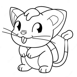 Halaman Mewarnai Pokemon Meowth 131203-63986