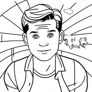 Gambar Mewarnai Tom Holland Sebagai Peter Parker 132081-64681