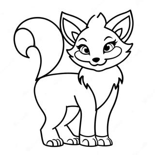 Gambar Mewarnai Rubah Anime Yang Megah 132105 64700