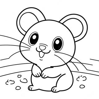 Halaman Mewarnai Hamtaro 133001-65388