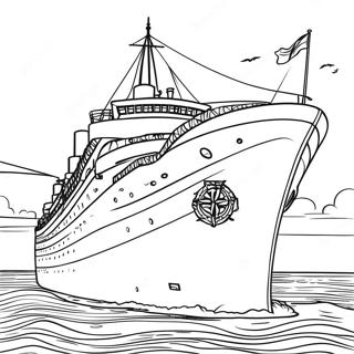 Halaman Mewarnai Britannic Yang Megah 133054-65430