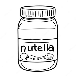 Nutella Halaman Mewarnai