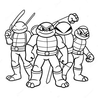 Kebangkitan Tmnt Halaman Mewarnai