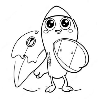 Peely Halaman Mewarnai