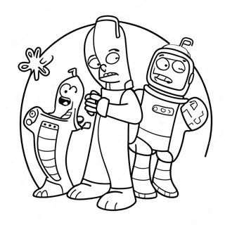 Futurama Halaman Mewarnai