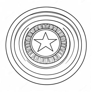 Halaman Mewarnai Perisai Captain America 134139-66274