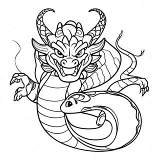 Gambar Mewarnai Shenron Kuat Dengan Mata Bersinar 134780-66780