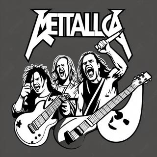 Halaman Mewarnai Metallica 134879-66843