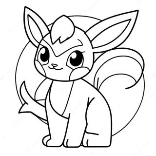 Glaceon Halaman Mewarnai