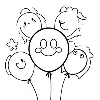 Halaman Mewarnai Balon Ulang Tahun Ke 8 Yang Menarik 135241-67140