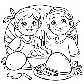 Halaman Mewarnai Fiesta Tradisional Filipina 135343 67219