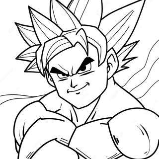 Goku Super Saiyan 4 Dalam Halaman Mewarnai Pertarungan 135394-67260