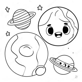 Halaman Mewarnai Karakter Bumi Ke Luna Yang Ceria 135520 67356