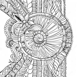 Halaman Mewarnai Gelang Persahabatan Rumit 135954-67689