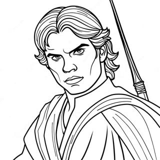 Halaman Mewarnai Anakin Skywalker Dalam Pertempuran 136259-67926