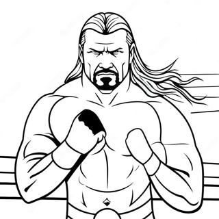 Gambar Mewarnai Triple H Di Ring 136440-68078