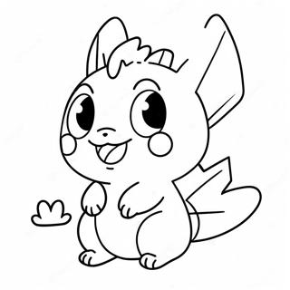 Chibi Pokemon Halaman Mewarnai