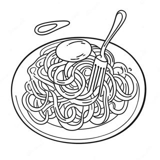 Halaman Mewarnai Spaghetti 137027-68670