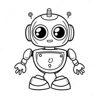 Halaman Mewarnai Robot Ai Lucu 137363-68934