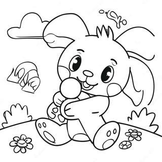 Halaman Mewarnai Chao Bermain Dengan Teman 137518 69063