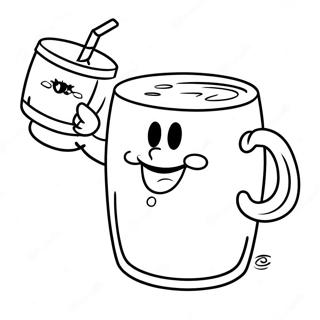 Gambar Mewarnai Kool Aid Man Dengan Cangkir Raksasa 137569 69097