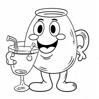 Gambar Mewarnai Kool Aid Man Dengan Cangkir Raksasa 137569 69100