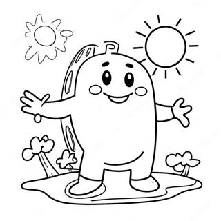 Gambar Mewarnai Kool Aid Man Di Bawah Matahari Musim Panas 137570-69102