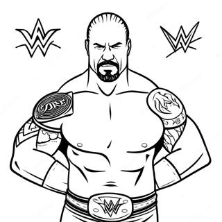 Halaman Mewarnai Wwe 137644-69152