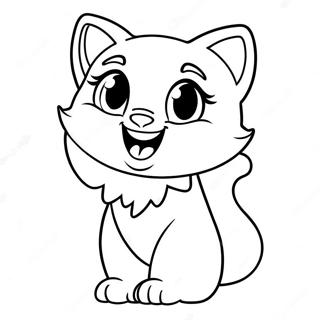 Halaman Mewarnai Angela Yang Berbicara Ceria 137825 69297