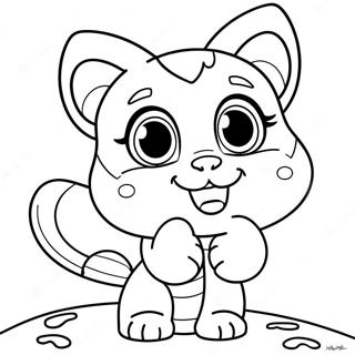 Halaman Mewarnai Angela Yang Berbicara Ceria 137825 69299