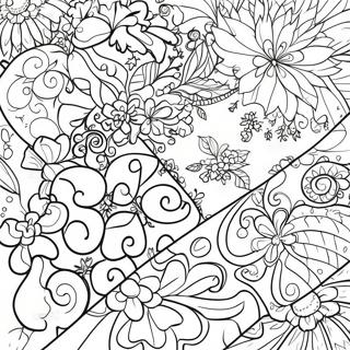 Halaman Mewarnai Puzzle Berwarna 138183 69576