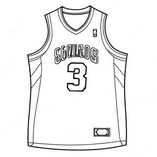 Halaman Mewarnai Jersey Nba 138285-69652