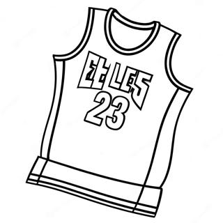 Halaman Mewarnai Jersey Nba Retro 138287-69658