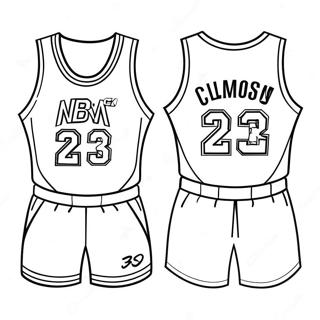 Jersey Nba Halaman Mewarnai