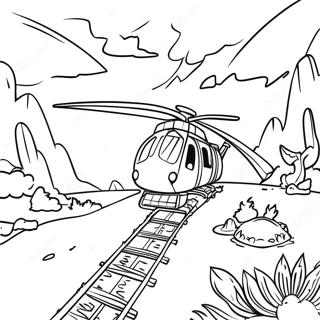 Halaman Mewarnai Adegan Petualangan Dtkl 138312 69679