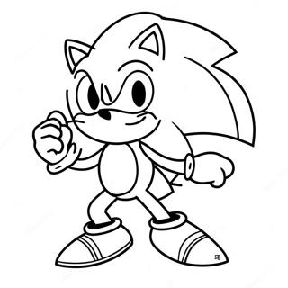 Halaman Mewarnai Sonic The Hedgehog 138413-69749