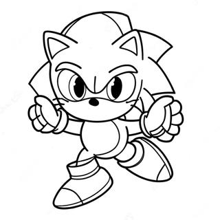 Halaman Mewarnai Sonic The Hedgehog 138413-69750