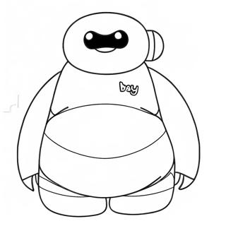 Halaman Mewarnai Baymax 138438-69771