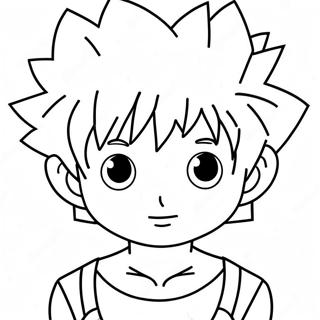 Halaman Mewarnai Killua 138591-69892