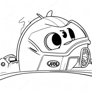 Halaman Mewarnai Cory Carson Dalam Perlombaan 138977-70202