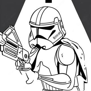 Clone Trooper Fase 2 Halaman Mewarnai