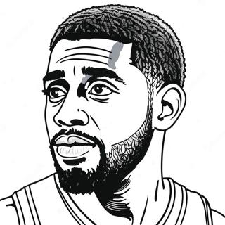 Halaman Mewarnai Kyrie Irving 139231-70389