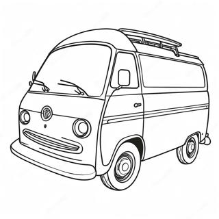 Halaman Mewarnai Van Olahraga Keren 139567-70667