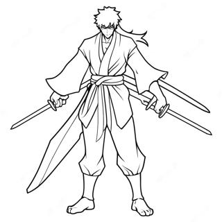 Halaman Mewarnai Ichigo Dengan Pedang 139590 70675