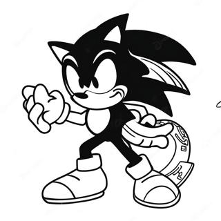 Gambar Mewarnai Shadow Sonic Dengan Chaos Emerald 14055-3069