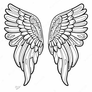 Halaman Mewarnai Sayap Malaikat Mistis 14798 3242