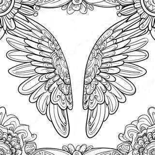 Halaman Mewarnai Sayap Malaikat Mistis 14798 3243