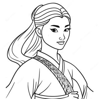 Gambar Mewarnai Mulan Yang Berani 1546-2648